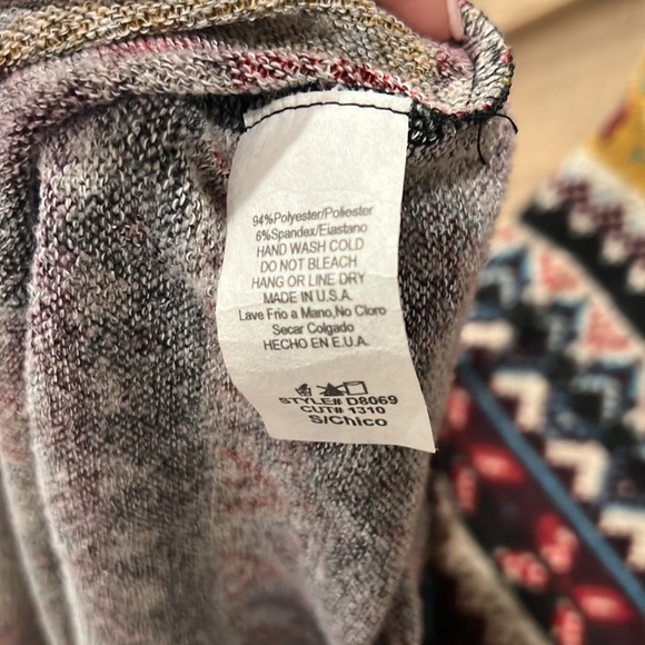 Women’s Fairisle off the Shoulder Sweater Dress - Picture 5 of 5